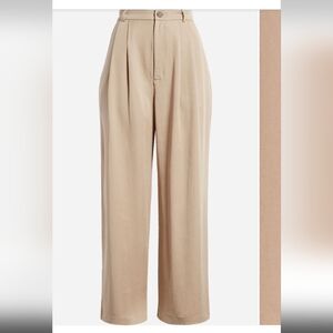 Reformation Mason Cropped High Waist Wide Leg Pants